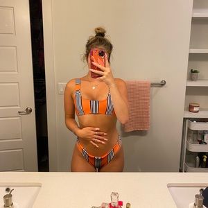 Orange bikini